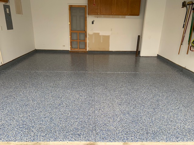 stone gray garage floor epoxy