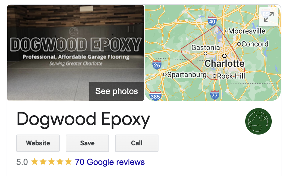 dogwood epoxy google reviews