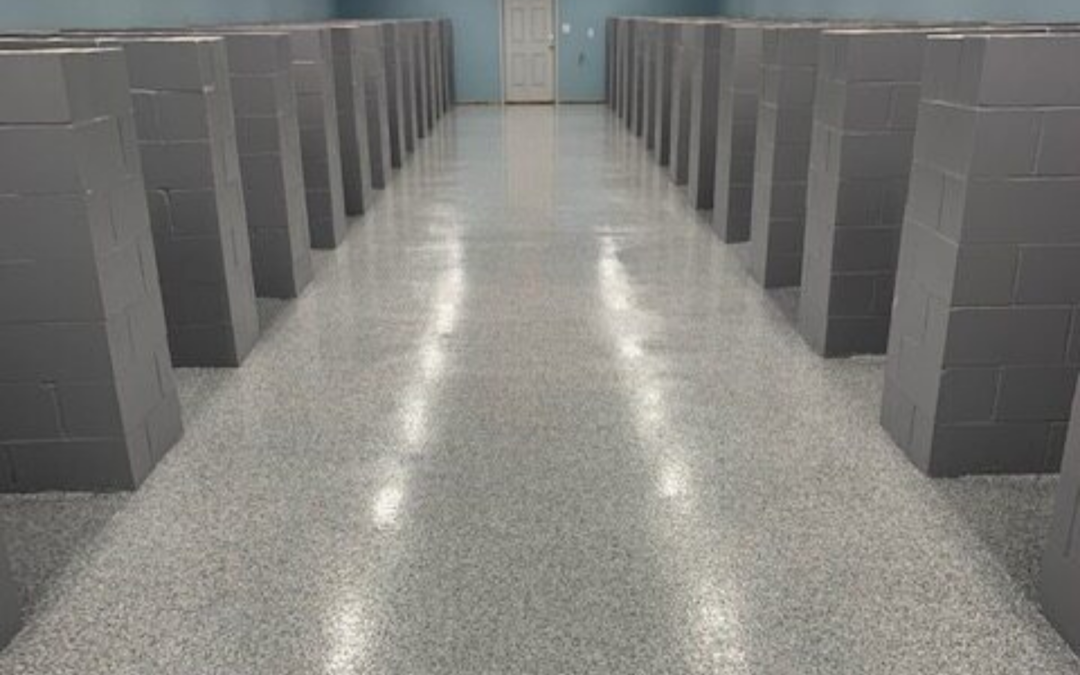 Animal Shelter Commercial Epoxy Floor Installation